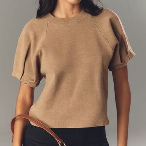 NWT Anthropologie Crew-neck Sweater Tee size XXS